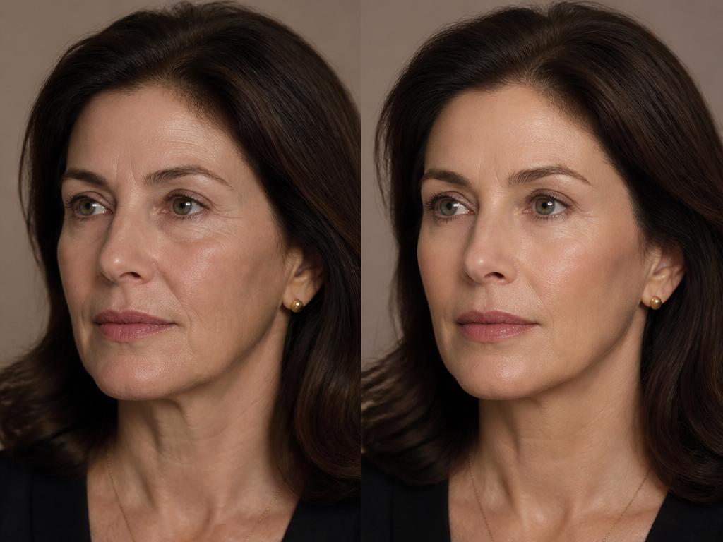 Antes e depois — Panfacial Restaurativa